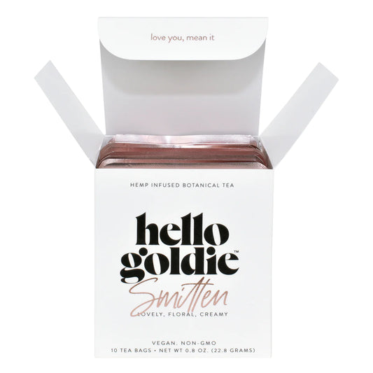 Hello Goldie Smitten botanical tea, 10/box