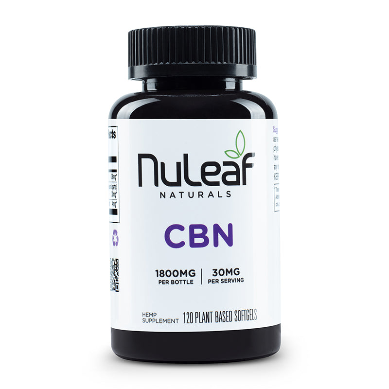 NuLeaf Naturals CBN Capsules -30mg per softgels 120/count