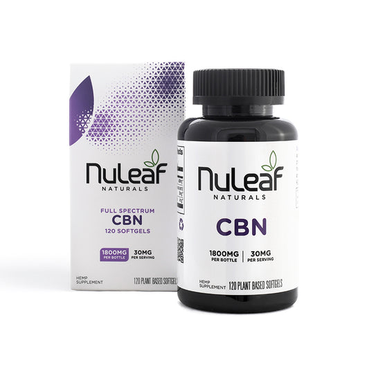NuLeaf Naturals CBN Capsules -30mg per softgels 120/count