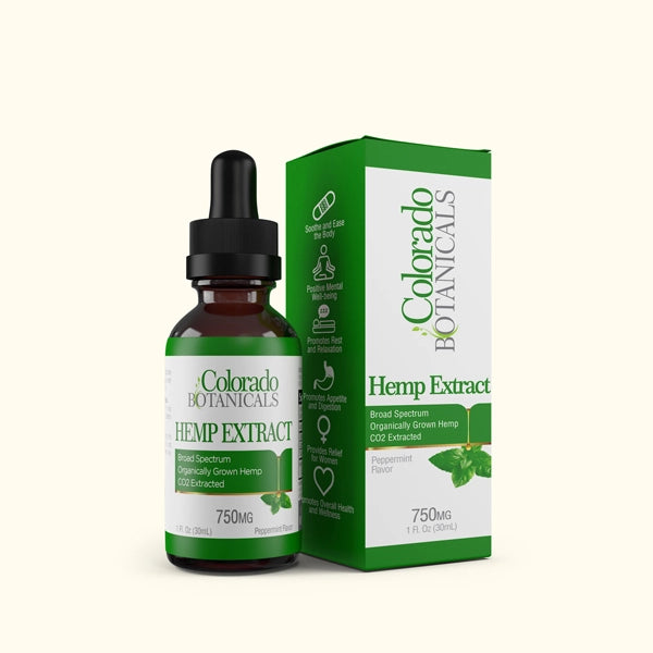 Colorado Botanicals Hemp Extract 750 CBD /18% THC