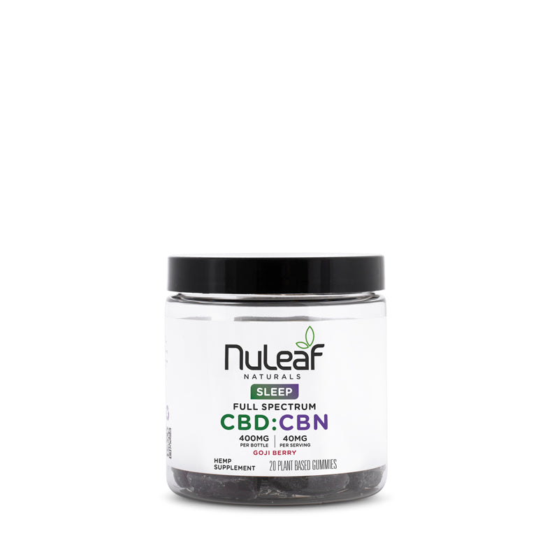 NuLeaf Naturals CBD:CBN Capsules 3:1 400mg - 20 gummies