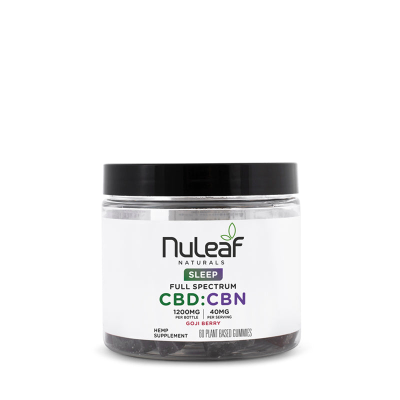 NuLeaf Naturals CBD:CBN Capsules 3:1 1200mg - 40 gummies