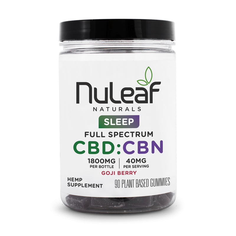 NuLeaf Naturals CBD:CBN Capsules 3:1 1800mg - 90 gummies
