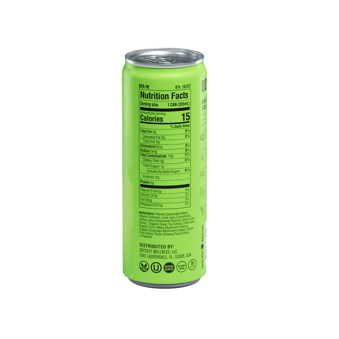 Odyssey 222 Lemon Lime Mushroom Elixir