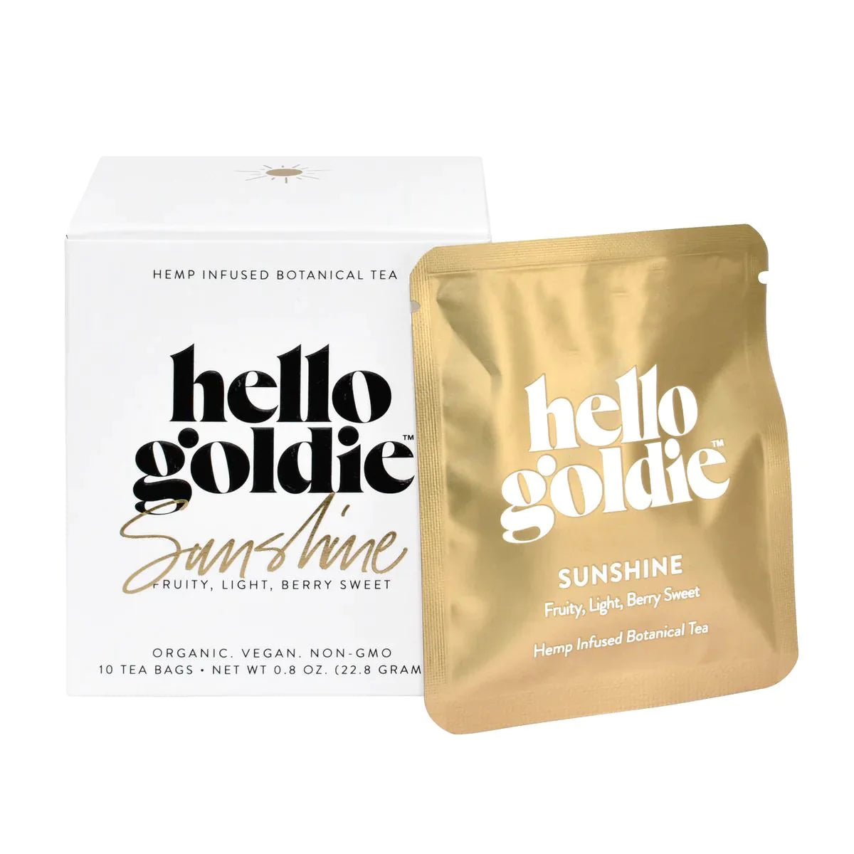 Hello Goldie Sunshine botanical tea, 10/box
