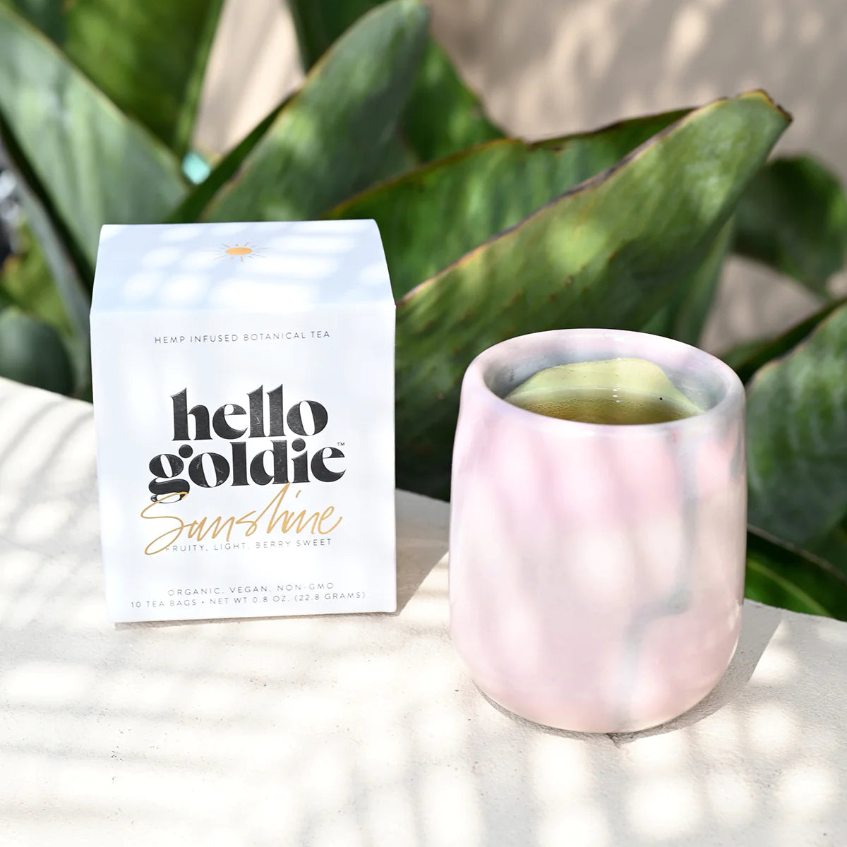 Hello Goldie Sunshine botanical tea, 10/box