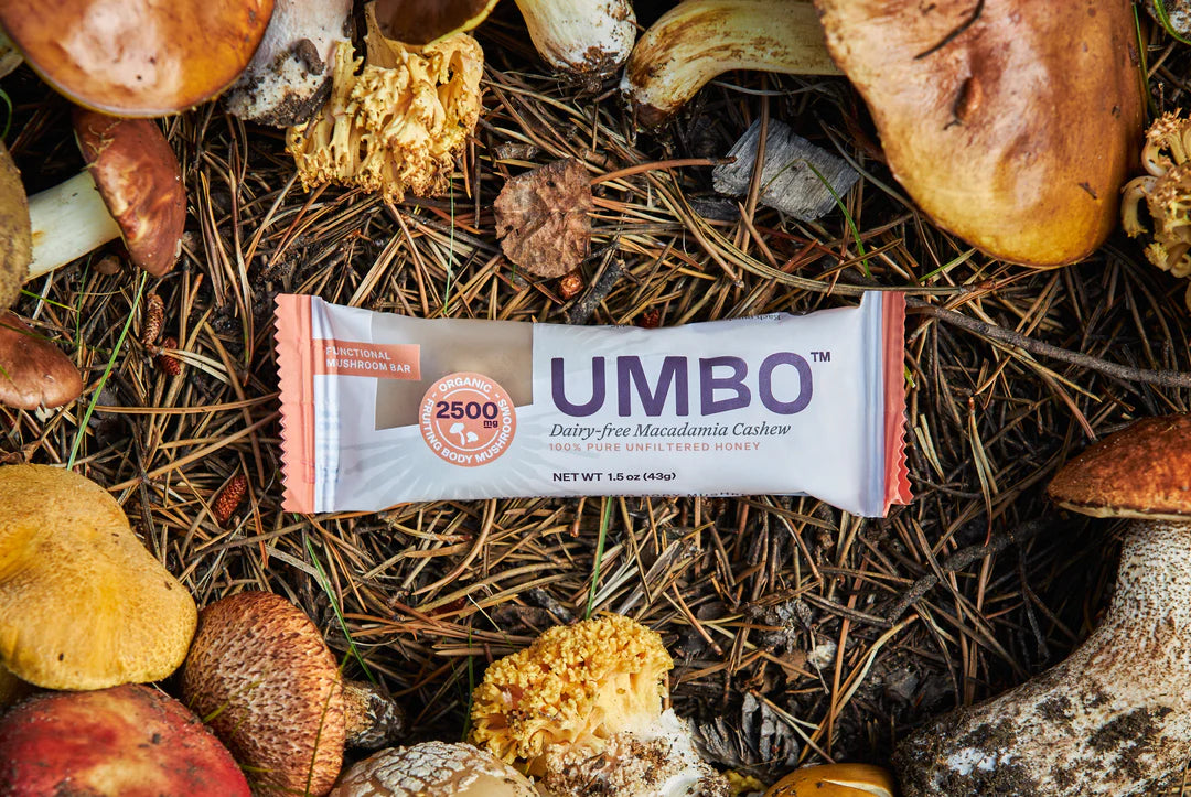 Umbo Dairy-Free Macadamia Cashew Mushroom Bar