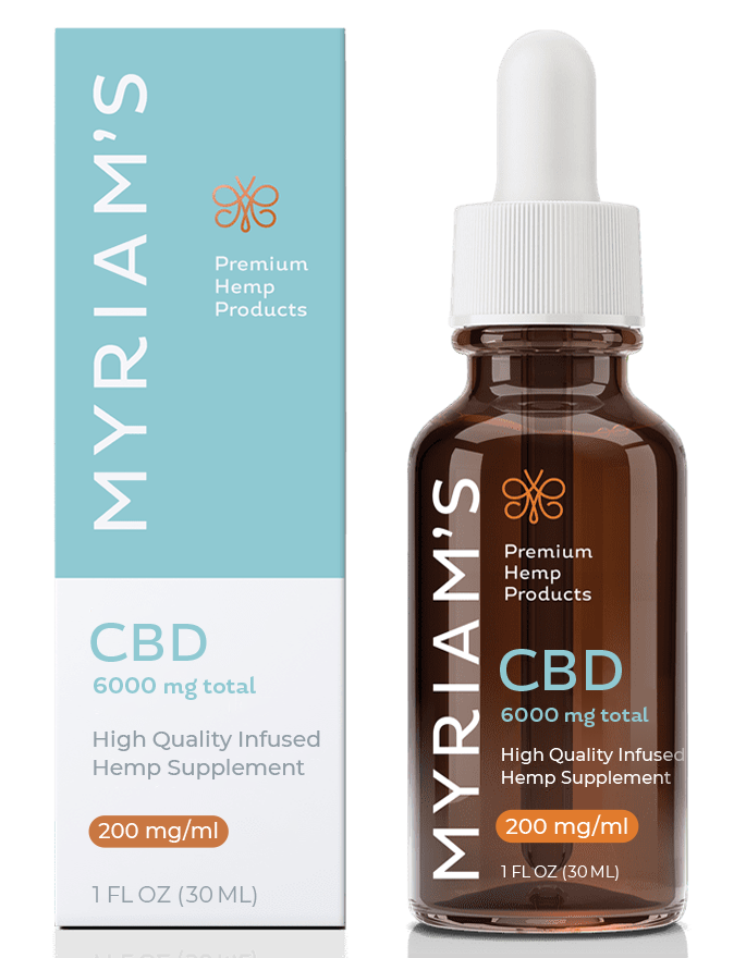 Myriam's Hemp Daily 200 CBD Oil 1 oz. - Vanilla