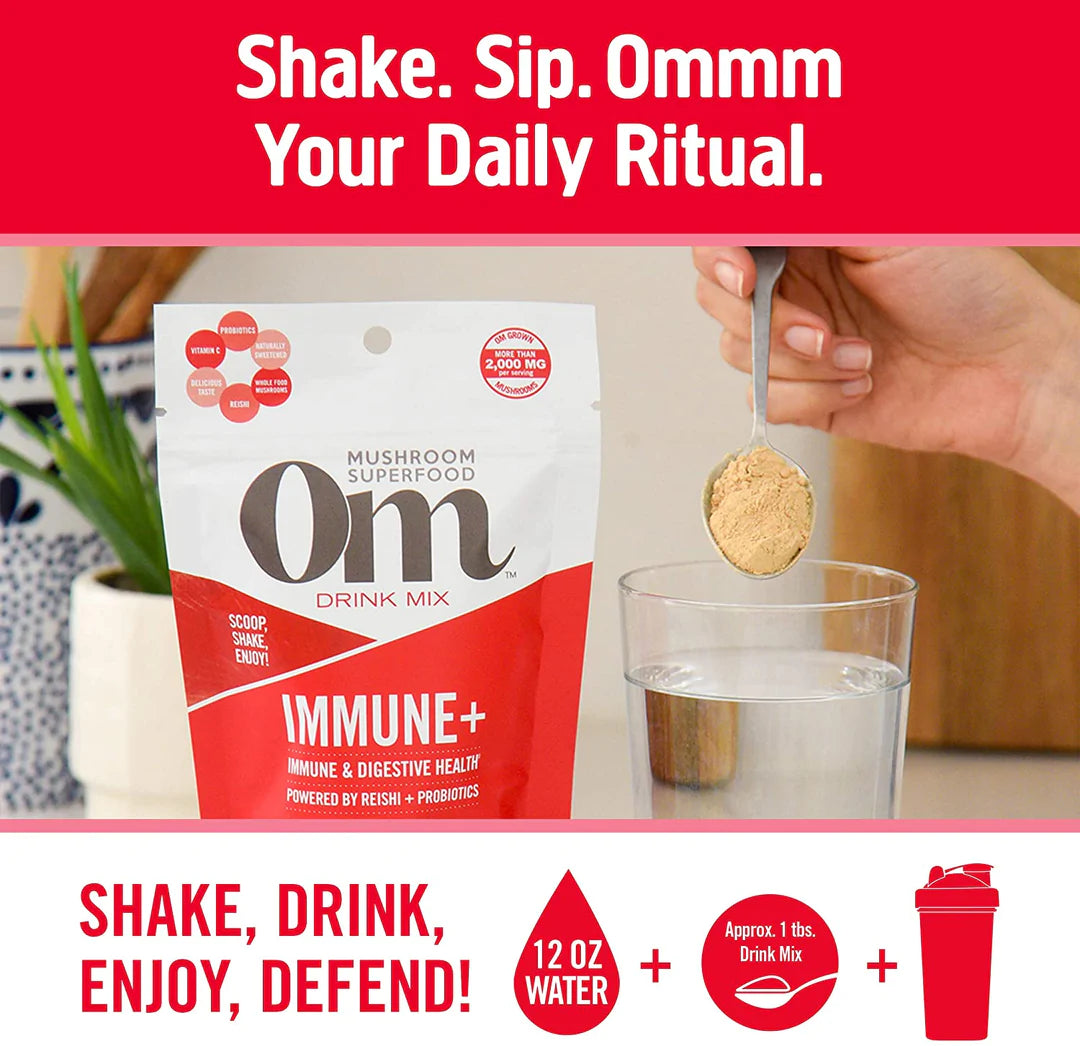 OM Immune+ Functional Mushroom Drink Mix
